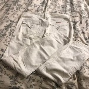 Hudson white jeans